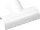 D-LINE FLET3015W 1/2-ROUND CLIP-OVER EQUAL TEE, For 30 x 15mm trunking, white