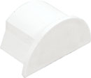 D-LINE EC3015W 1/2-ROUND SMOOTH-FIT END CAP, For 30 x 15mm trunking, white