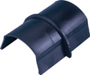 D-LINE CP5025B 1/2-ROUND SMOOTH-FIT COUPLER, For 50 x 25mm trunking, black