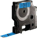 DYMO 45016 LABEL TAPE 12mm Blue tape, black print