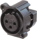 NEUTRIK NC3FAY-0 XLR Female panel, IDC