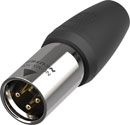 NEUTRIK NC3MX1-TOP XLR Male cable connector, gold-plated contacts, true outdoor protection