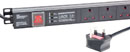 CANFORD PDU Economy, vertical, 8-way, UK, surge protected