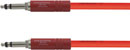 CANFORD B-GAUGE PATCHCORD Neutrik NP3TB plugs, 300mm, Red