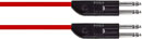 SWITCHCRAFT BANTAM STEREO PATCHCORD 600mm Red