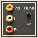 IKON CONNECTION MODULE EP-HDMI+VH HDMI plus three RCA(phono)