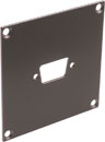 CANFORD UNIVERSAL MODULAR CONNECTION PLATE 1x D-sub9 / HDD15 / HDMI, dark grey