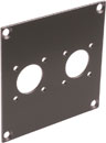 CANFORD UNIVERSAL MODULAR CONNECTION PLATE 2x N type, dark grey