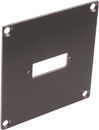 CANFORD UNIVERSAL MODULAR CONNECTION PLATE 1x SC fibre coupler, dark grey