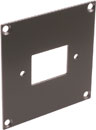 CANFORD UNIVERSAL MODULAR CONNECTION PLATE 1x IEC mains male, dark grey