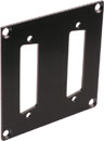 CANFORD UNIVERSAL MODULAR CONNECTION PLATE 2x D-sub25, black