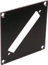 CANFORD UNIVERSAL MODULAR CONNECTION PLATE 1x D-sub37, black