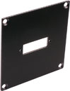 CANFORD UNIVERSAL MODULAR CONNECTION PLATE 1x SC fibre coupler, black