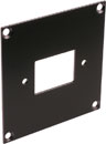 CANFORD UNIVERSAL MODULAR CONNECTION PLATE 1x IEC mains male, black