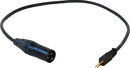 GHIELMETTI 673.910.300.05 GXK 313/30 PATCH CABLE 3-pole to XLR 3-pin male, 300mm, black