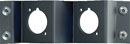NEUTRIK NZPFD-2 OPTICALCON Z-PANEL Dual D cutout plate, black (for NZPF3RU frame only)