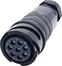 TEN47 PA-COM8LF01-SD PA-COM MULTIPIN CONNECTOR Cable, female, solder type