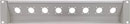 CANFORD TAILBOARD PANEL Angled 2U 8x Fischer Triax 1051 DS-K / KE-KE, grey