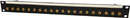 CANFORD BNC TERMINATION PANEL 1U, 1x20, 12G 4K, black, gold