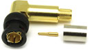 COAX CONNS 10-104-W66-FC BNC 12G UHD Male cable, right-angle, crimp, 75 ohm, black, group Y