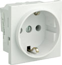 RPP EASYCLIP MODULE PE534 16A SCHUKO socket, full module, white