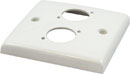 CANFORD PN2 CONNECTOR PLATE 1-gang, 2 mounting holes, plastic, convex