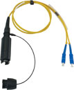 CANFORD FIBRECO HMA Junior cable connector, 2-channel, SM, with SC fibre terminated tails,2m