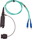 CANFORD FIBRECO HMA Junior cable connector, 2-channel, MM, with SC fibre terminated tails,500mm