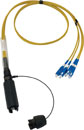CANFORD FIBRECO HMA Junior cable connector, 4-channel, MM, with SC fibre terminated tails,2m