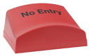CANFORD LED ILLUMINATED SIGN Red cover, No entry