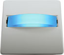 CANFORD LED SIGNAL LIGHT White plate, blue LED
