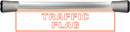 SONIFEX LD-40F1TRF ILLUMINATED SIGN Traffic Flag, LED, single, flush mount, 400mm