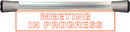 SONIFEX LD-40F1MET SIGNAL LED SIGN Flush-mount, single, 400mm, 