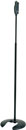 K&M 26075 MIC STAND Custom cast-iron base, one-hand adjustment, stackable, 1060-1790mm, black
