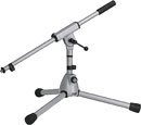 K&M 25910 LOW LEVEL BOOM STAND Folding legs, 280mm, one-piece 525mm boom, die-cast base, grey