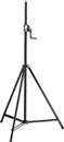 K&M 246/1 LOUDSPEAKER STAND Floor, long folding legs, up to 30kg, 1865-3040mm, hand crank, black