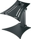 K&M 12190 LAPTOP STAND Desktop, freestanding, plate base, 264x304mm table, 324mm height, black