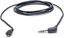 CANFORD EAD93 CABLE For acoustic drivers and wireless earpieces, 1.5m, 3.5mm right-angle plug, black