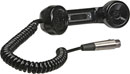 RTS HS-6A HANDSET Black, 200 ohms, with 500 ohms mic, coiled cable, XLR 4-pin female
