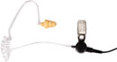 VOICE TECHNOLOGIES VT610TC32 EARPHONE Transparent coiled tube, black cable