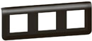 LEGRAND EU-CP3B COVER PLATE Triple gang, black