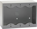 RDL SMB-3G SURFACE MOUNT BOX Triple, for Decora remote control, grey
