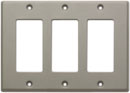 RDL CP-3G COVER PLATE Triple, for SMB-3/DC-3, grey