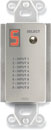 RDL DS-SFRC8L ROOM CONTROL STATION In-wall, 8 sources, for SourceFlex System, silver