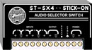 RDL ST-SX4 AUDIO SWITCHER 4x1, unbalanced