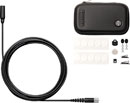 SHURE TWINPLEX TL48 MICROPHONE Subminiature, omni, with accessory pack, MicroDot connector, black