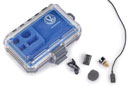 VOICE TECHNOLOGIES VT506 MINIATURE MICROPHONE Omni, inc accessories/case, black