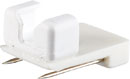 VOICE TECHNOLOGIES DM CLOTHING PIN MOUNTING For VT500 and VT506, white