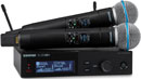 SHURE SLXD24D+/B58 RADIOMIC SYSTEM Fixed dual RX, 2x handheld TX, Beta58A, 470-606 MHz ((G65)