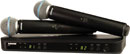 SHURE BLX288/B58 RADIOMIC SYSTEM Dual handheld, Beta 58A capsules, 606-630MHz (K3E)